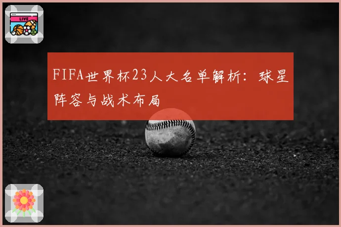 FIFA世界杯23人大名单解析：球星阵容与战术布局
